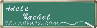 Adele Machel Visitenkarte